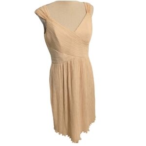 (E) Evan picone size 8 beige dress, cream dress, dress